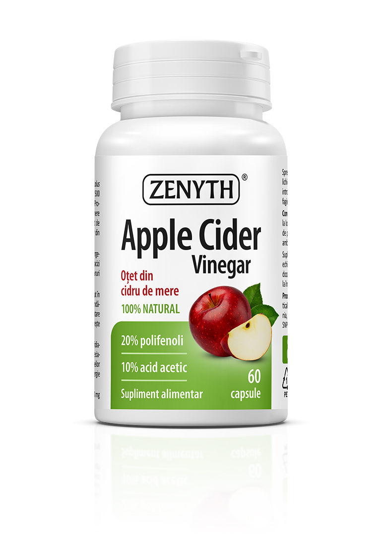 Berberina si Otet din cidru de mere, Pachet 60 + 60 de capsule, Zenyth - imagine 6