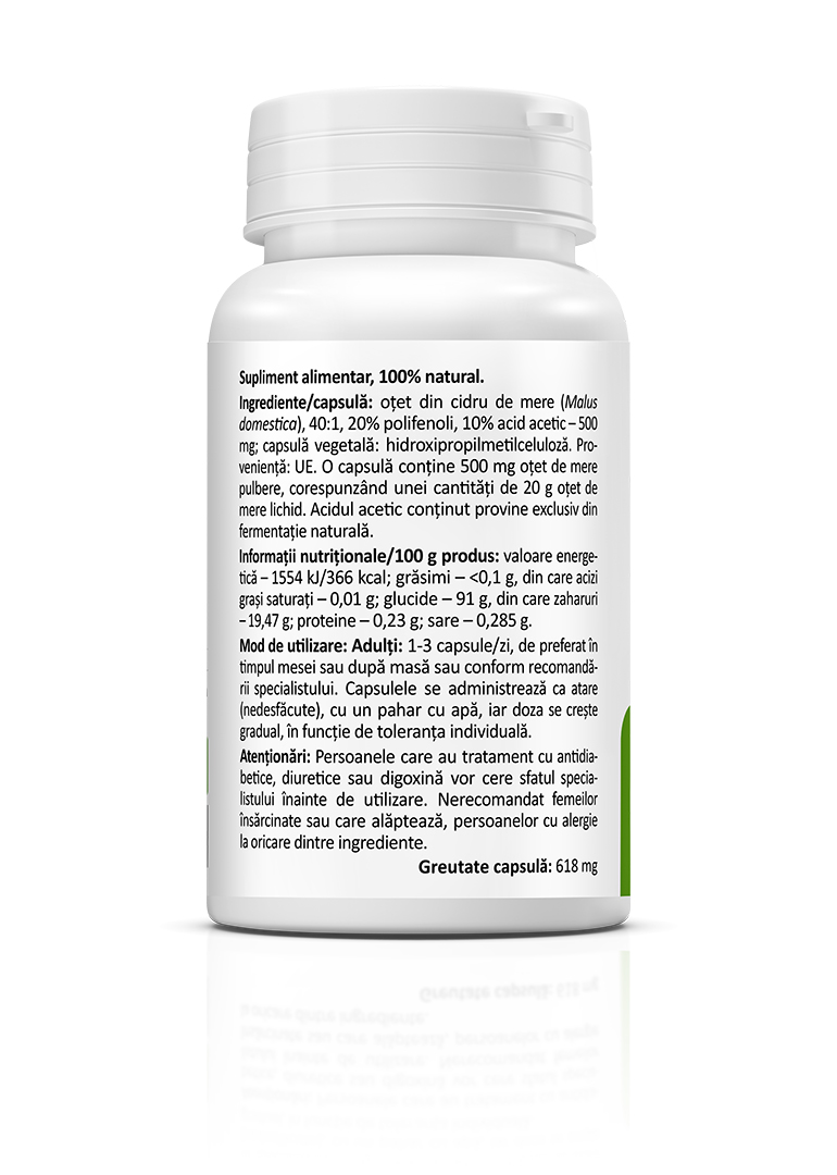 Berberina si Otet din cidru de mere, Pachet 60 + 60 de capsule, Zenyth - imagine 8