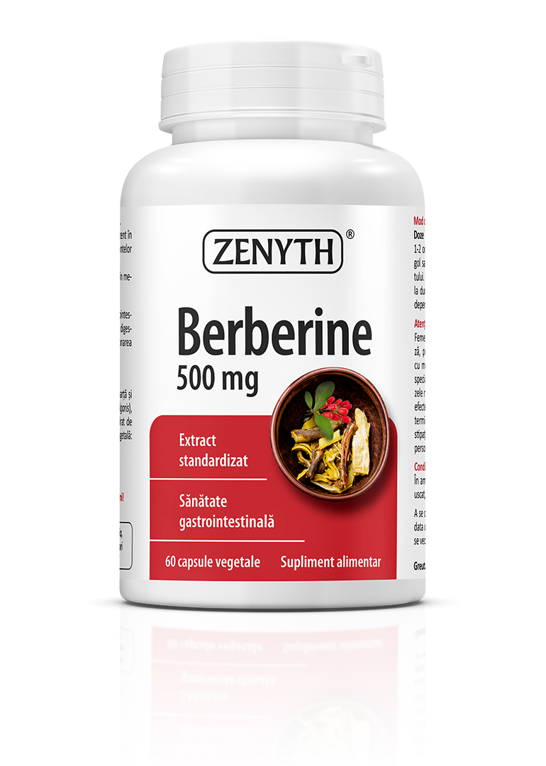 Berberina si Otet din cidru de mere, Pachet 60 + 60 de capsule, Zenyth - imagine 2