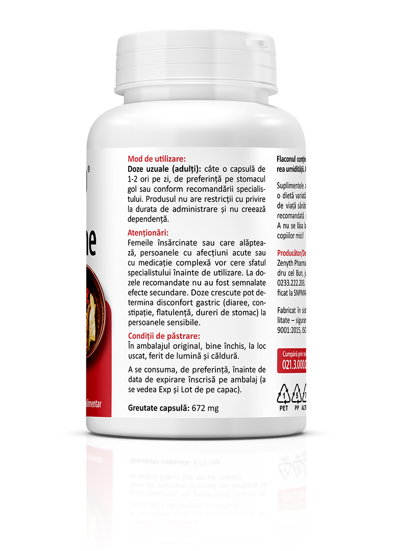 Berberina si Otet din cidru de mere, Pachet 60 + 60 de capsule, Zenyth - imagine 4