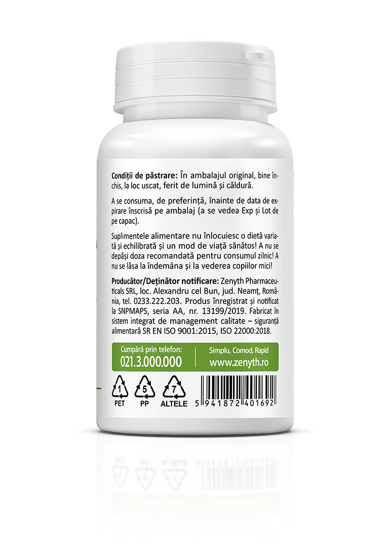 D-Manoza 550 mg, 30 capsule, Zenyth - imagine 3
